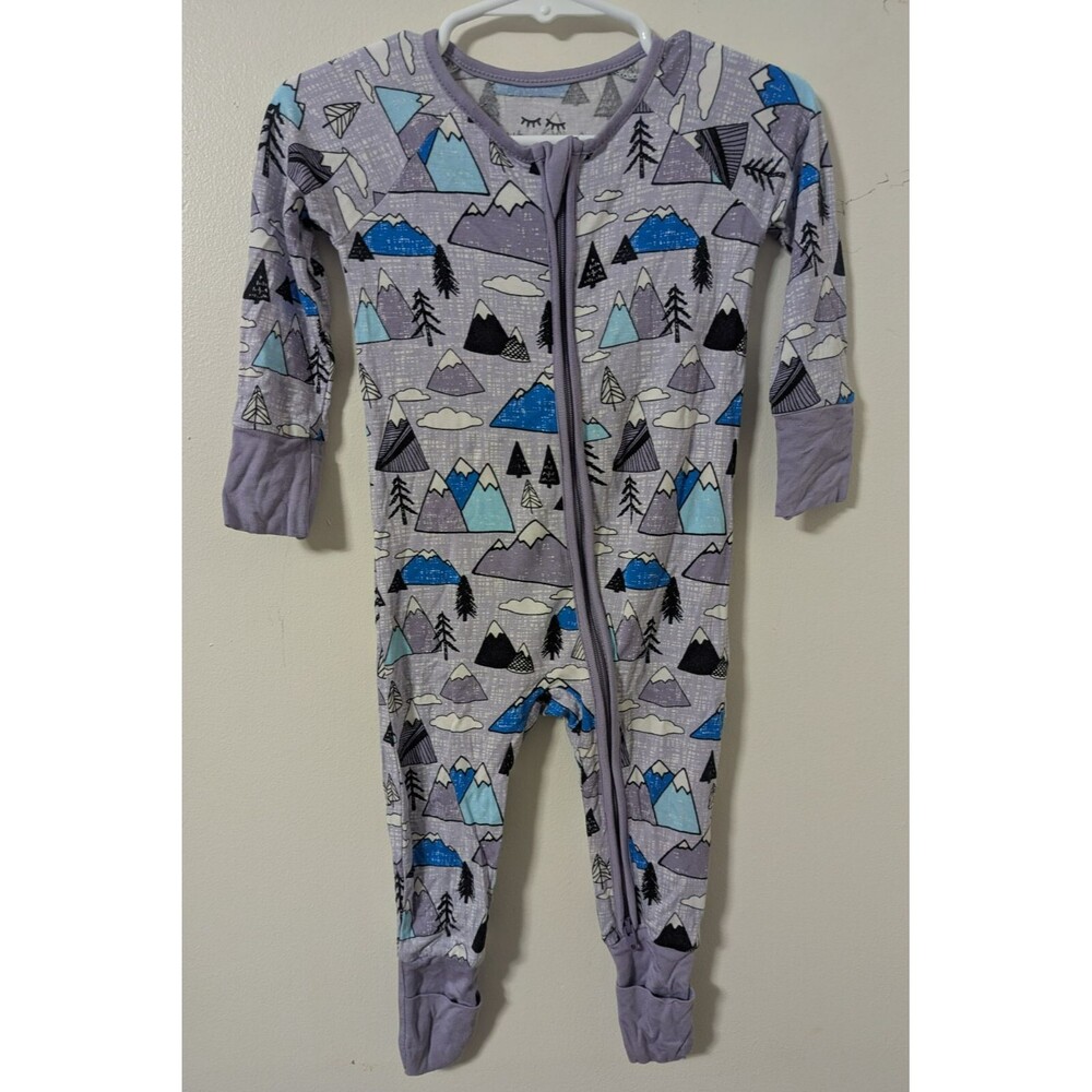 Little Sleepies OG Mountains Zippy PJs size 3-6 Months